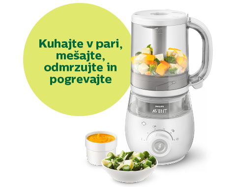 Aparat za pripravo zdrave otroške hrane Philips Avent 4-v-1