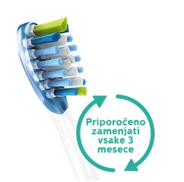 Philips Sonicare AdaptiveClean Brush head to be replaced every three months