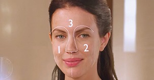 korak 2: obraz razdelite na tri predele