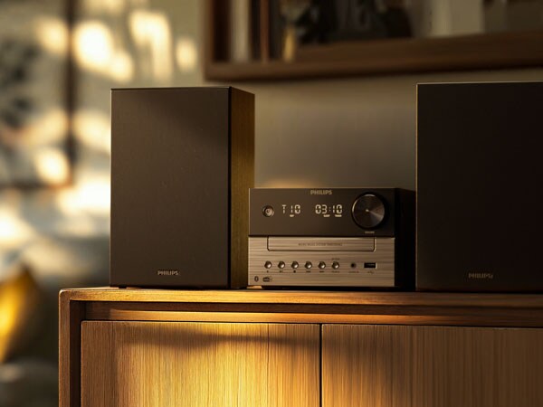 Uživajte v vsej svoji glasbi z mikro glasbenim sistemom Philips