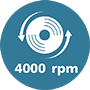 Ikona 4000 vrt/min
