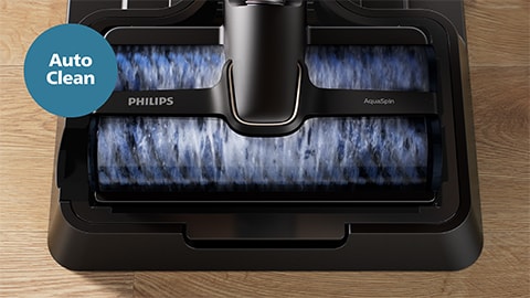 Brezžični sesalnik Philips AquaTrio za sesanje in pomivanje serije 9000 s higienskim sistemom za samodejno čiščenje