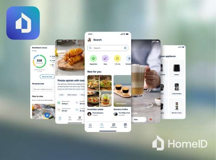 Philipsova aplikacija HomeID, pametna aplikacija za recepte