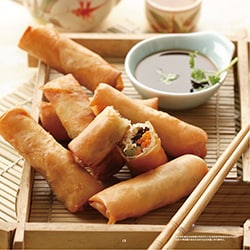 Crispy fried spring rolls | Philips Chef Recipes