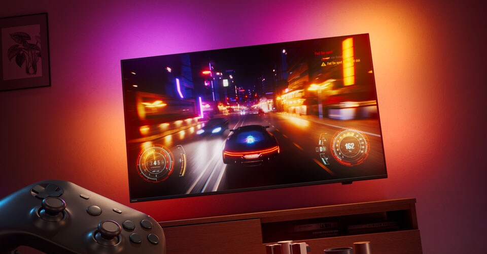 Tehnologija AI podpira igralno izkušnjo na televizorjih Ambilight