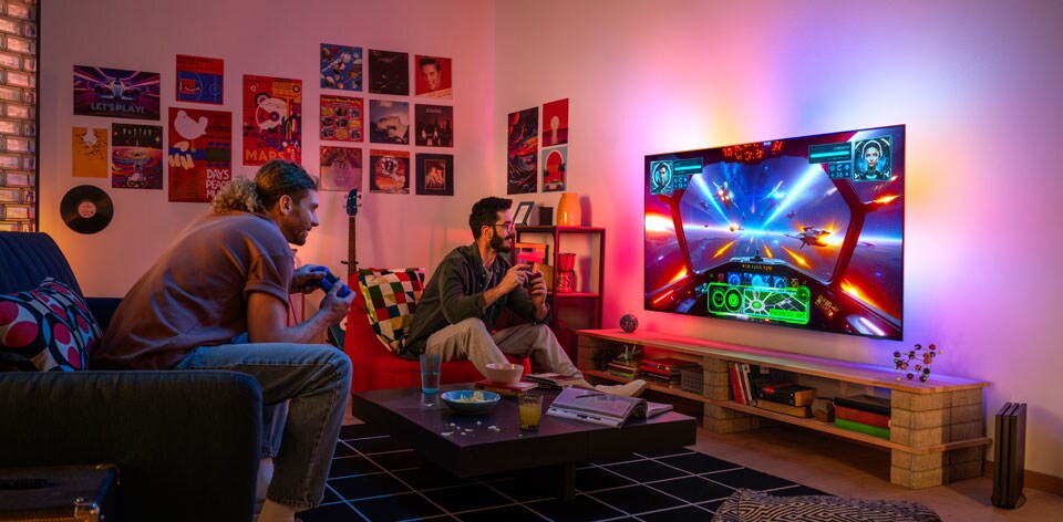 Najboljša igralna izkušnja s televizorjem Ambilight