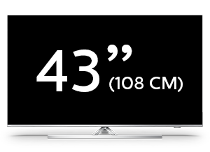 43" (109 cm) Philipsov LED-televizor 4K UHD serije Performance z OS Android TV