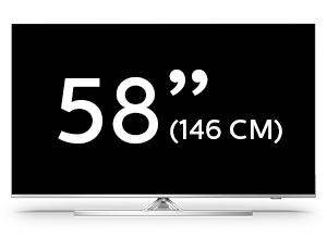 58" (147 cm) Philipsov LED-televizor 4K UHD serije Performance z OS Android TV
